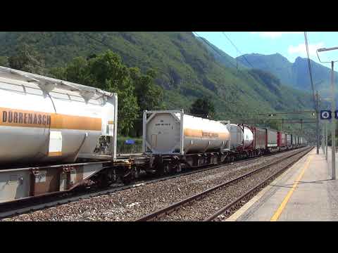 E.186 284 R.T.C. + E.483 R.T.C. IN TRANSITO CON TEC A PERI. (VR) 17 - 8 - 2017
