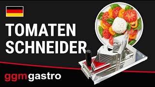 Coupe-tomates manuel - tranches 4mm - Acier inoxydable