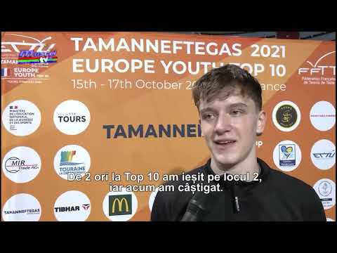 Jurnal MUSCEL TV 18.10.2021 Sport - Tenis de masă - Iulian Chirița, locul 1 la Top 10 Europa