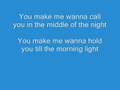 blue - you make me wanna lyrics 