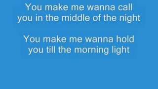 blue - you make me wanna lyrics