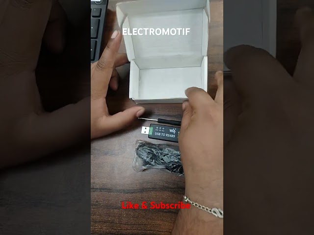 Vídeo relacionado con Heevhas Adaptador convertidor USB a RS-485 USB to 485 Serial Port Adapter Chip CH340 64 bits para Windows 7/8/Vista/MacOS/Linux (3 piezas + 1 destornillador)