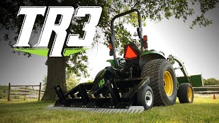 TR3 Rake – Arena Drag and Landscape Rake Tractor Attachment