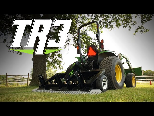 TR3 Rake – Arena Drag and Landscape Rake Tractor Attachment