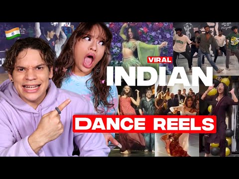 What in the real life Bollywood !?|Latinos react to Indian DANCERS that went viral on REELS!