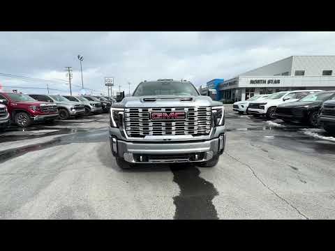 2026 GMC Sierra 3500HD 4WD Crew Cab Standard Box Denali in Silver for sale at Jack Carter Northstar GM in Cranbrook, BC
