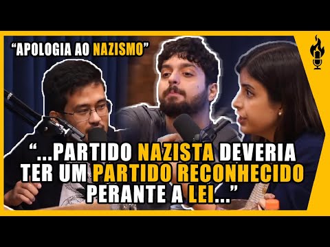 Apresentador do Flow Podcast DEFENDENDO Abertamente o PARTIDO NAZISTA - No Final foi Cancelado