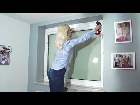 POMIAR I MONTAŻ ROLETY W KASECIE Z PROWADNICAMI