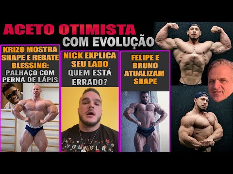 Aceto se empolga com Ramon + Nick Walker dá sua versão + Krizo , shape atual + Bleessing provoca