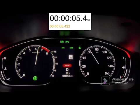 Honda Accord 2.0T 0-60 Acceleration with timer