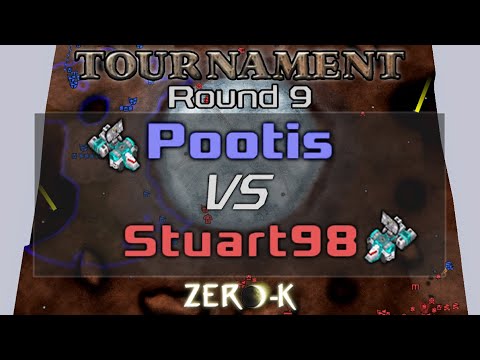 Zero-K Tournament 24/8/2024 | Round 9 | Pootis vs Stuart98  | Cast by Googlefrog