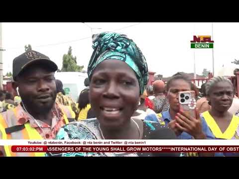 GOVERNOR OKPEBHOLO INSPECTS REBUILT OBA MARKET