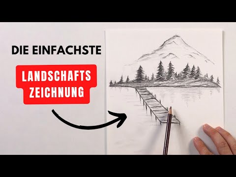 Landschaft zeichnen – Einfacher geht's nicht!