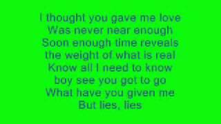 Go Ahead - Alicia Keys - Lyrics