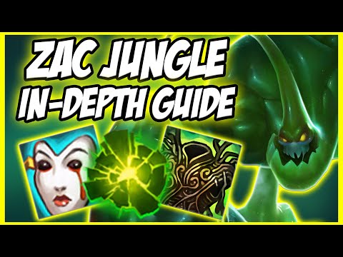 GUIDE ON HOW TO PLAY ZAC JUNGLE IN SEASON 10 HIGH DAMAGE TANK & LATE GAME BEAST - League of Legends