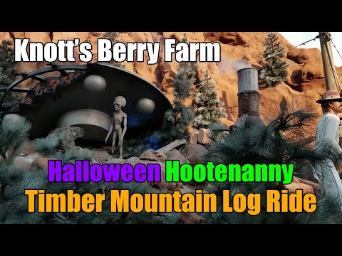 Knott's Scary Farm Log Ride Halloween Hootenanny 2019