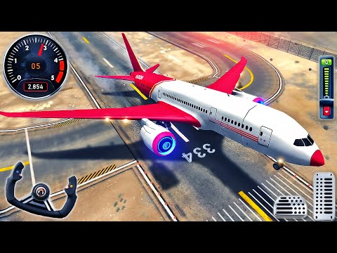 Pilot Flight Airplane Simulator - Landing Emergency Plane Boeing 777 - Android GamePlay #2