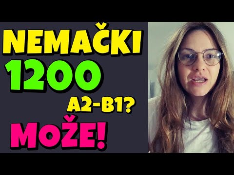 NEMAČKI- 1200 A2 - B1 VOKABULAR - TEST- KO STIGNE DO KRAJA, PRIČAĆE