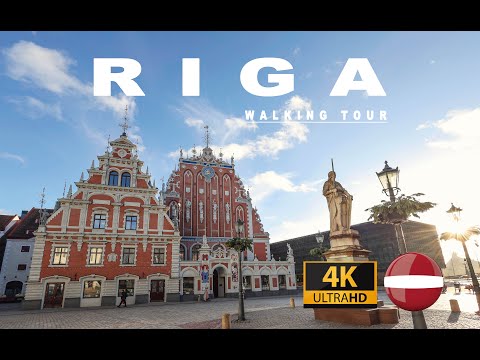 Is Riga the most underrated capital in Europe? Riga walking tour 4k 60P