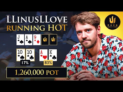 LLinusLLove's High Stakes Domination | 1st Place $600,000 at Triton Poker