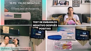 TEST CLEAR BLUE NEGATIVO DESPUÉS POSITIVO 😱 LES CUENTO TODO! COMO SUPE QUE ESTABA EMBARAZADA