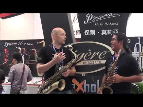 P. Mauriat Artist - Reggie Padilla (P. Mauriat pro-shop, 2013 Music China)