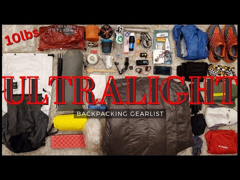 10 Pound Ultralight Backpacking Gearlist | Spring 2023