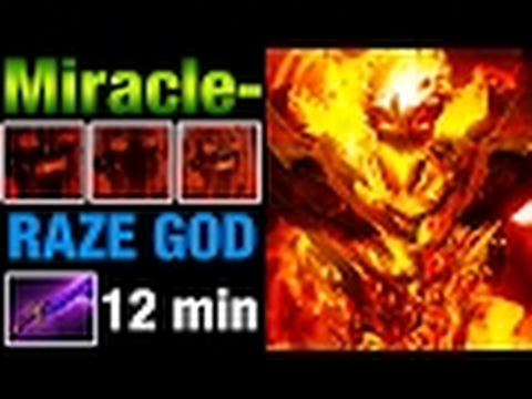 Miracle  Shadow Fiend   RAZE GOD   12 Min Shadow Blade   Dota 2