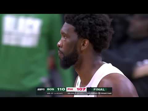 Incredible Full Court Shot in 4th Leaves Everyone Shocked! Joel Embiid | Celtics-76ers