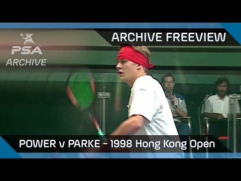 Squash: Archive Freeview - Power v Parke - Hong Kong 1998