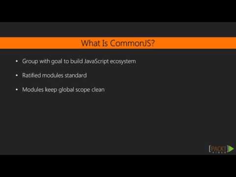 Web Development with Node JS and MongoDB CommonJS | packtpub com