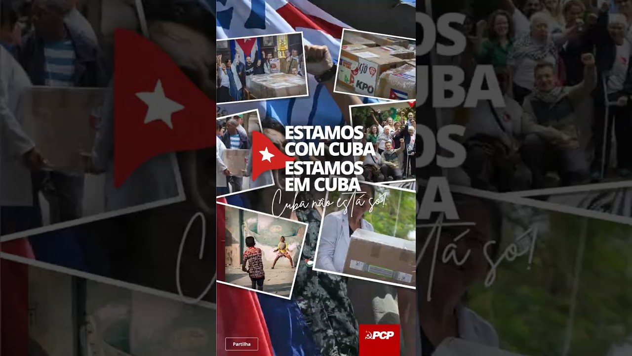 Cuba não está só! Cuba vencerá!