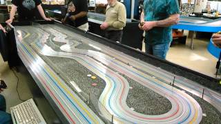 Level 25 slot cars at Lucky Bobs Raceway.