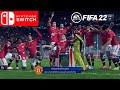 FIFA 22 - Manchester United vs PSG | Final UCL Gameplay {Switch HD} [1080p60FPS]