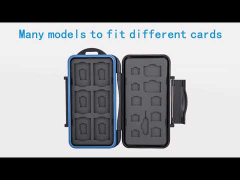 JJC MC Series Rubber Sealed Water Resistant Memory Card Case