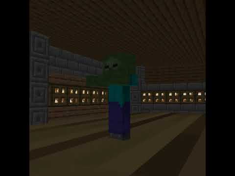 Monsters Attack in Minecraft! Can VeoZax Survive? #shorts #minecraft