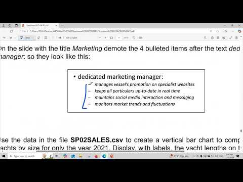 IGCSE ICT Presentation - Specimen Paper 2 2023 (0983/0417)