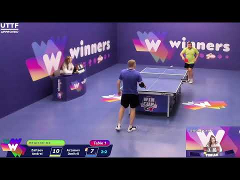 WINners CUP table 1 04.11  Zaitsev Andrei - Arzanov Dmitrii   20:30