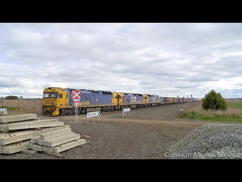 7902V Mildura To Melbourne Container Train G527 BL30 BL27 (15/7/2022) - PoathTV Australian Railways