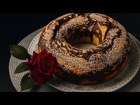Marble Cake Magic! ✨ Chocolate & Vanilla Swirls You’ll Love||🍰 Easy & Moist Chocolate Vanilla Recipe