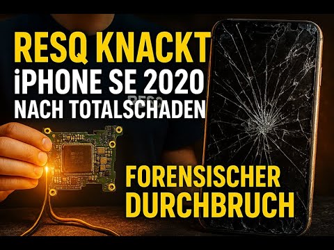 RESQ cracks broken iPhone SE – Forensic breakthrough after total loss! 🔥