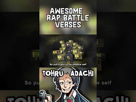 TOHRU ADACHI! (AWESOME RAP BATTLE VERSES) #persona4 #tohruadachi #rapbattle #persona5 #goroakechi