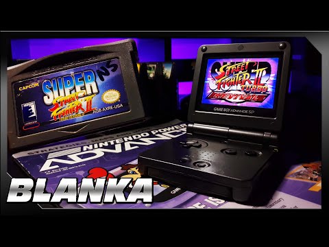 ( Blanka) Super Street Fighter II Turbo Revival on Nintendo's best handheld the Gameboy Advance SP