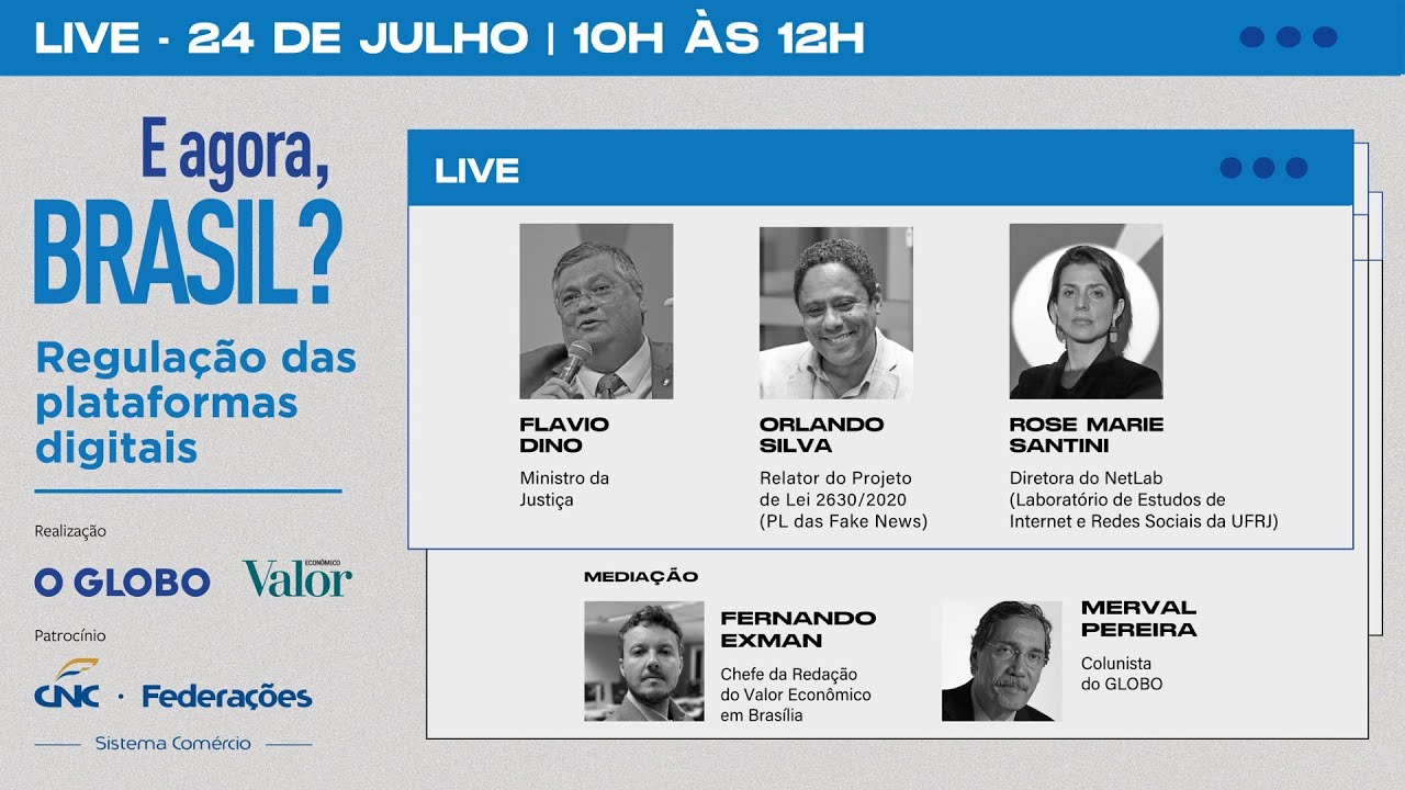 A regulação das plataformas digitais | E AGORA, BRASIL?