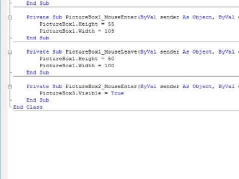 How to Make Interactive Graphics In Visual Basic