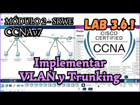 3.6.1 Packet tracer - Implementar VLAN y Trunking (Resolucion)
