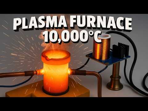 DIY Plasma Arc MELTS Metal Faster Than Induction Heaters