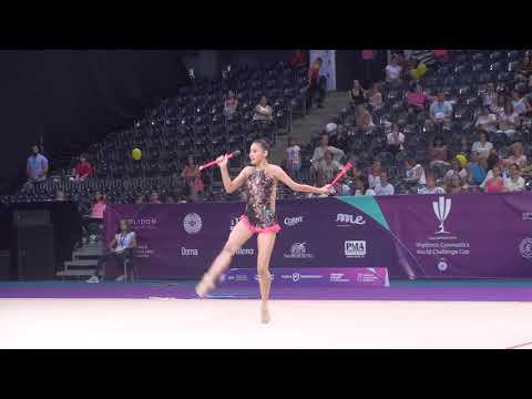 Aidana Shakenova KAZ Clubs AA World Challenge Cup Cluj 24 August 2019