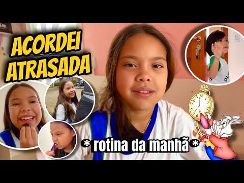 ROTINA DA MANHÃ REAL -  ATRASADÍSSIMA 🤯🤯