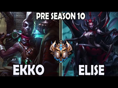 Ekko vs Elise Jungle [ Griffin Gideon ] Challenger Korea